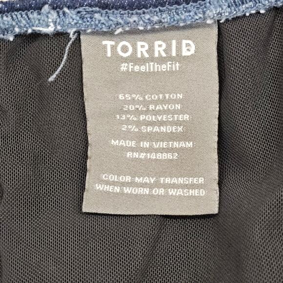 NWT Torrid Jeans Women Size 22 Tall Torrid 3T Lean Soft Comfort Stretch Pull On - Picture 12 of 16
